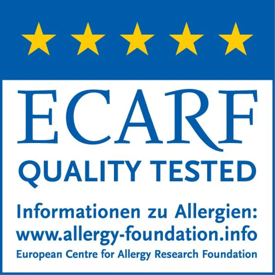 Qualitätssiegel der Europäischen Stiftung für Allergieforschung (ECARF)