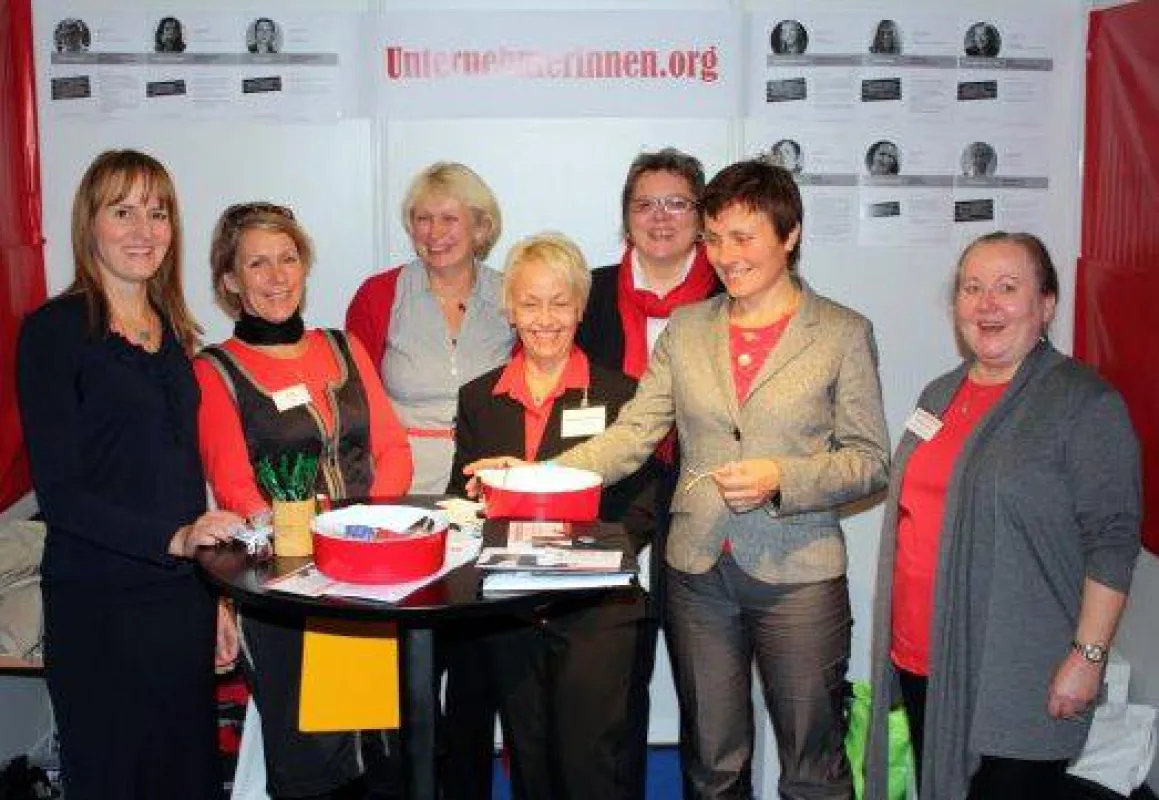 Unternehmerinnen.org-Stand bei den deGUT 2011