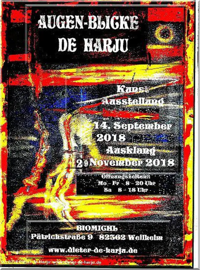 Blick auf himmlische Freiheit - Ausstellungsplakat