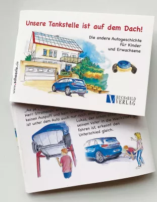 Bild: Unsere Tankstelle ist auf dem Dach! Die andere Autogeschichte für Kinder und Erwachsene
