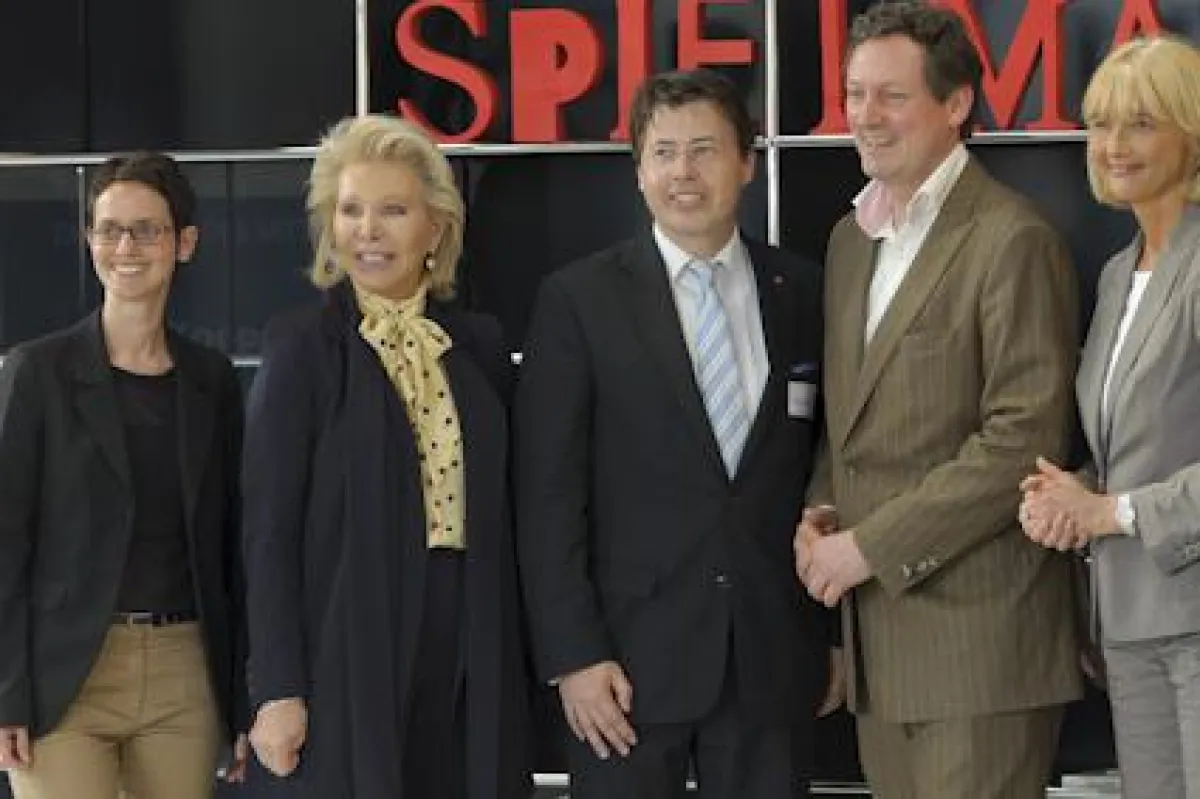 v.li.: K. Weigand, Dr. hc Ohoven, S. Beißwenger, Dr. von Hirschhausen, D. Segschneider