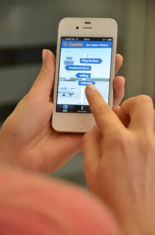 Bild: Condor iPhone-App: Alles auf einen Blick