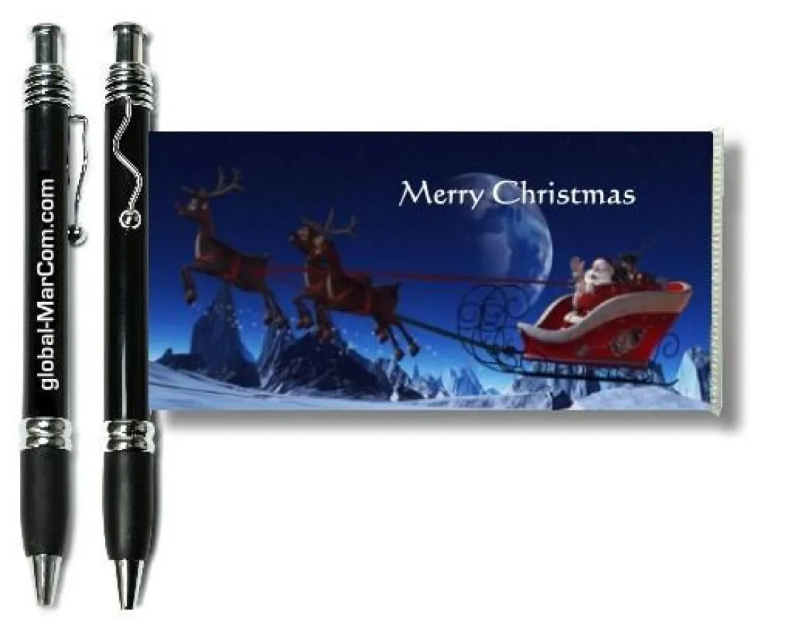 Kugelschreiber statt Weihnachtskarten