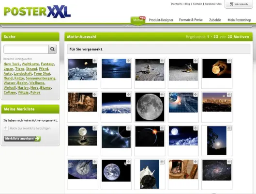 Bild: posterXXL integriert Motivdatenbank mit sechs Millionen Fotografien