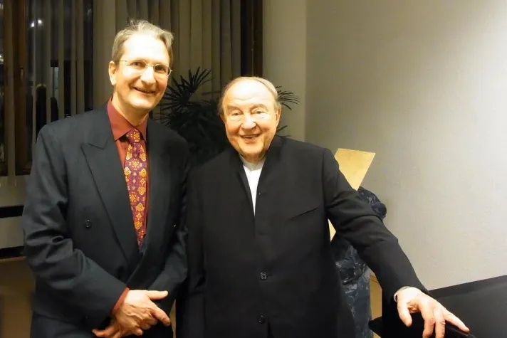 Bild: Menahem Pressler Schirmherr des 2. Musikfestes Unerhörtes Mitteldeutschland