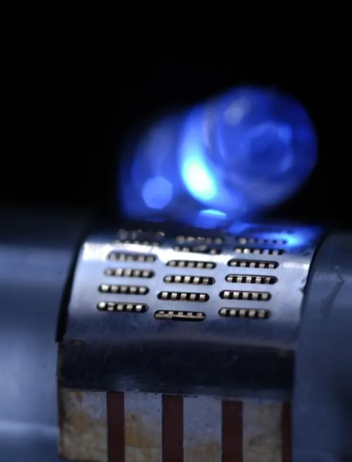 Mikrobrennstoffzelle, Foto: Fraunhofer IZM