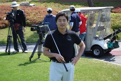 Bild: Kramski Putter im koreanischen Fernsehen