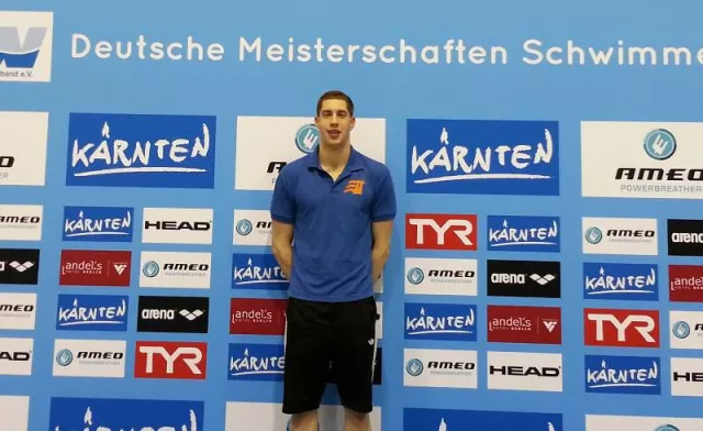 Bild: Erftstädter Florian Schröder bei den Deutschen Schwimm-Meisterschaften in Berlin