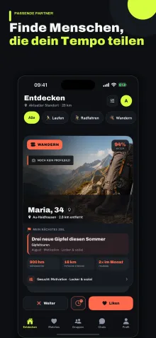 Münchner App bringt Trainingspartner nach Tempo zusammen Bild: Münchner App bringt Trainingspartner nach Tempo zusammen