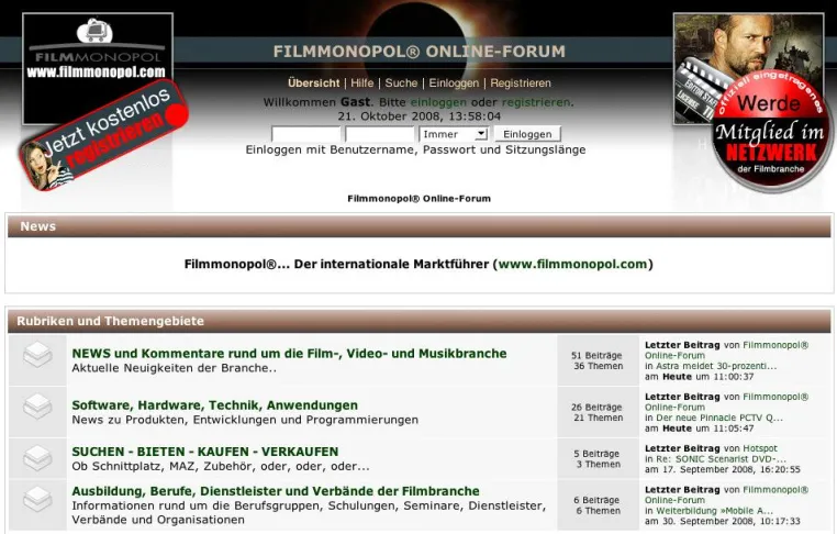 Bild: Neues Casting zum Moderator- oder Redakteur der Filmbranche startet