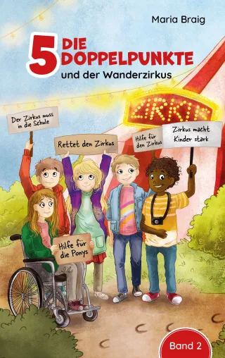 Bild: Kinderbuchreihe von Maria Braig: Die 5 Doppelpunkte - Detektivgeschichten für Kinder ab 9 Jahre