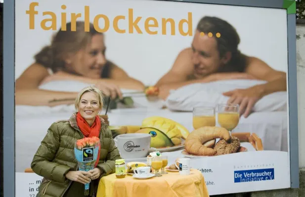 „Alles wird fair“ – Nina Ruge präsentierte den Fairen Handel Bild: „Alles wird fair“ – Nina Ruge präsentierte den Fairen Handel