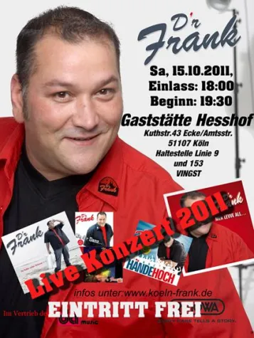 Bild: Knapp 2 1/2 Stunden kölsche Tön mit D'R FRANK