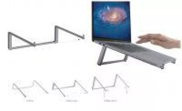 Bild: mBar - Der minimalistische MacBook Stand von RAIN DESIGN