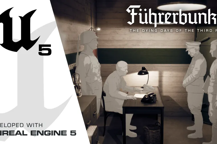 FÜHRERBUNKER VR - Dokumentation über das Ende des Dritten Reichs nutzt UNREAL ENGINE 5 Bild: FÜHRERBUNKER VR - Dokumentation über das Ende des Dritten Reichs nutzt UNREAL ENGINE 5