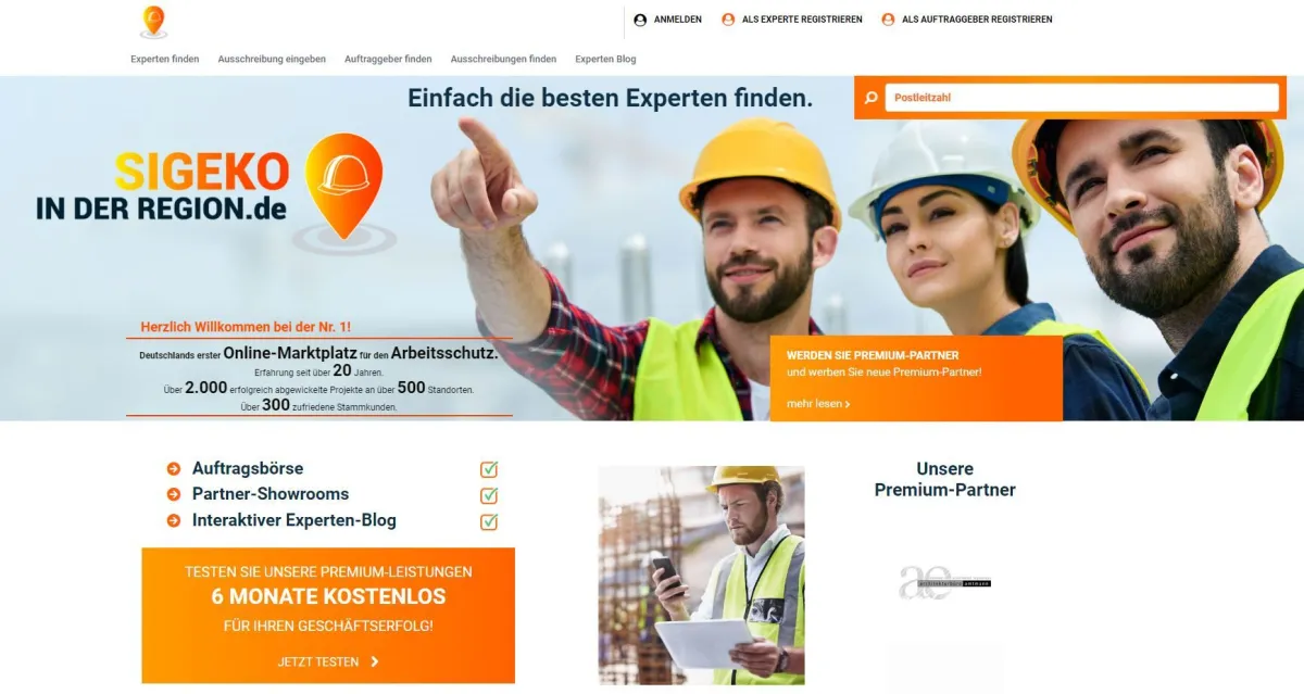 SiGeKo & Arbeitsschutz – Einfach die besten Experten finden (© management module GmbH)