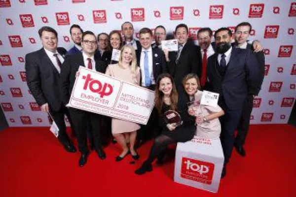 Bild: SThree auf Platz 1 in „Top Employers“-Wertung