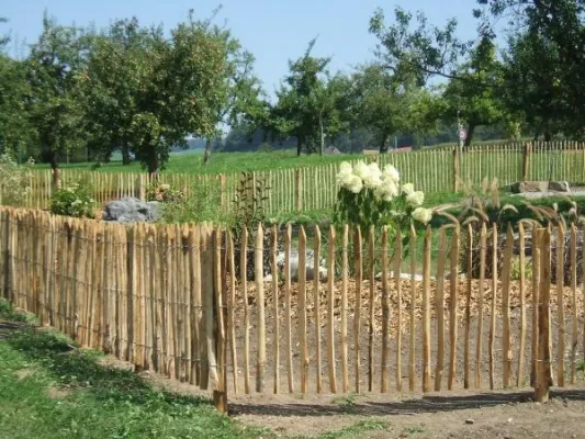 Holzlattenzaun: früher Standard – heute der trendige Hingucker Bild: Holzlattenzaun: früher Standard – heute der trendige Hingucker