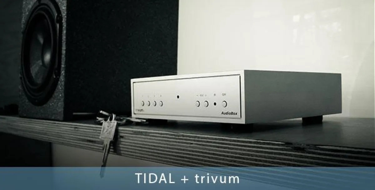 trivum integriert TIDAL als Audio Streaming Dienst Anbieter in seine V9