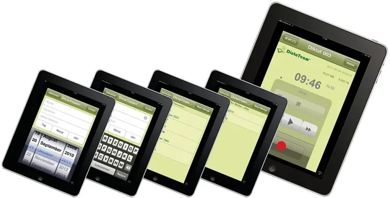 Bild: Mobile Visite und digitales Diktieren – Smartphone- und Pad-basiert – KIS integriert