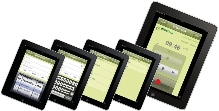 Bild: Mobile Visite und digitales Diktieren – Smartphone- und Pad-basiert – KIS integriert