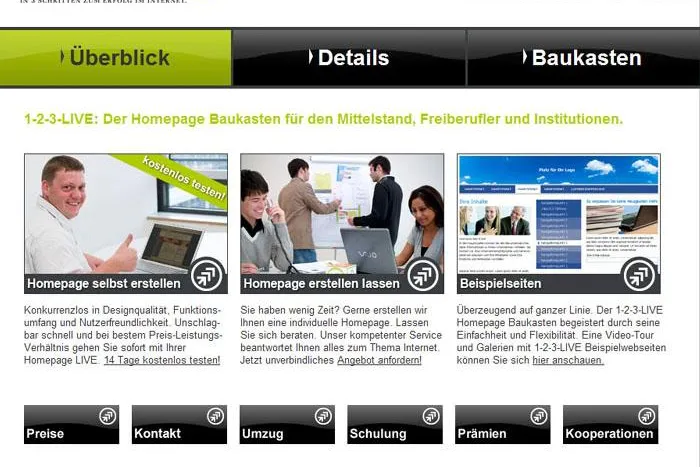 1-2-3-LIVE bringt Existenzgründer ins Web Bild: 1-2-3-LIVE bringt Existenzgründer ins Web