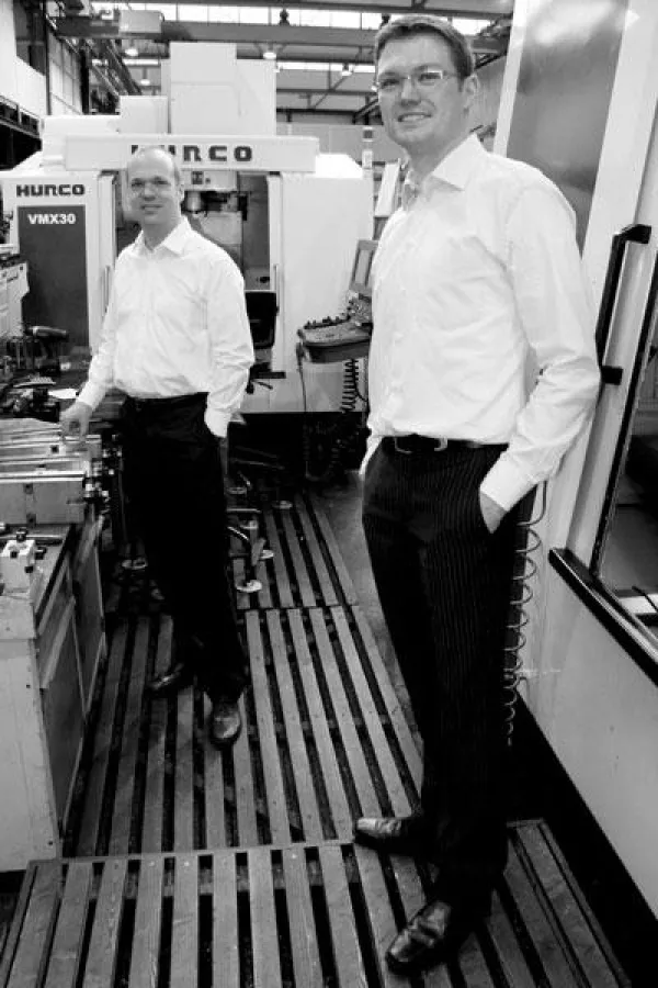 Sebastian Dröber und Lars Kobialka (r.)