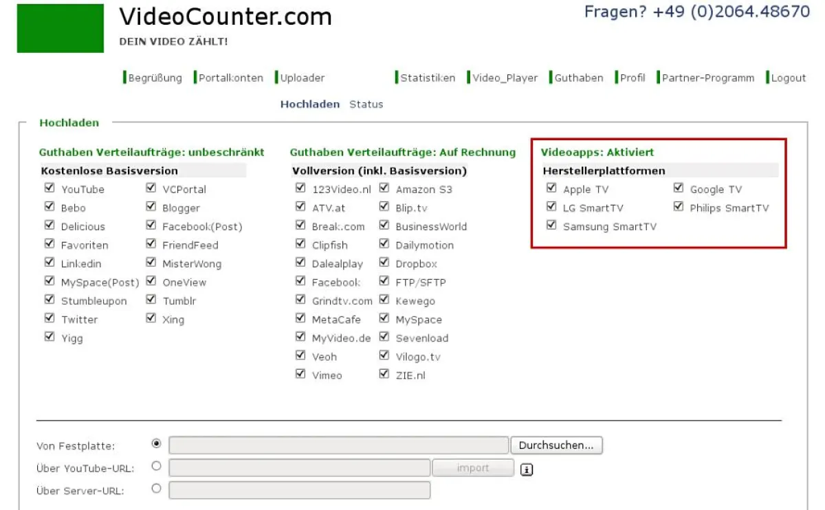 VideoCounter.com: Multiplattform-Videoapp für SmartTV und Tablet-PCs