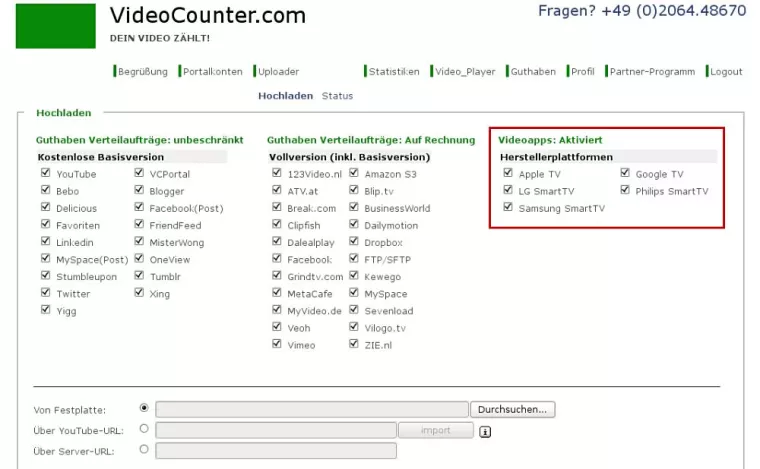 Bild: VideoCounter.com präsentiert Multiplattform-Videoapp für SmartTV und Tablet-PCs