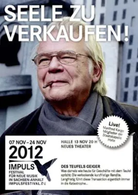 Bild: Manfred Karge erzählt von einem Teufels Geiger