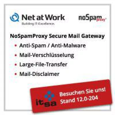 Bild: NoSpamProxy 11.1 auf der it-sa
