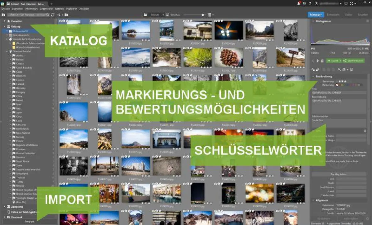 Mit Zoner Photo Studio X wird jeder Fotograf Herr der Bilderflut und findet sofort seine Fotos.