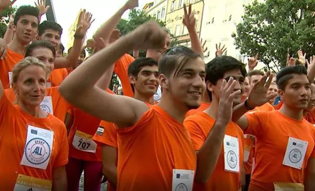 Bild: „Ravensburg läuft“: Inklusive Laufgruppe aus dem Berufsbildungswerk war dabei