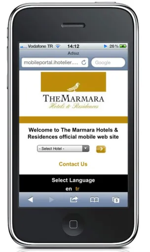 Bild: Hotel 2.0: Reisende können die Hotels der The Marmara Hotels jetzt per Smartphone buchen