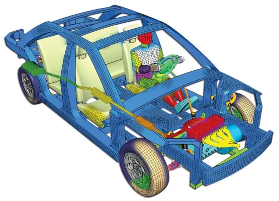 MSC.Software ist bei Berechnung und Simulation im Fahrzeugbau vorn dabei Bild: MSC.Software ist bei Berechnung und Simulation im Fahrzeugbau vorn dabei