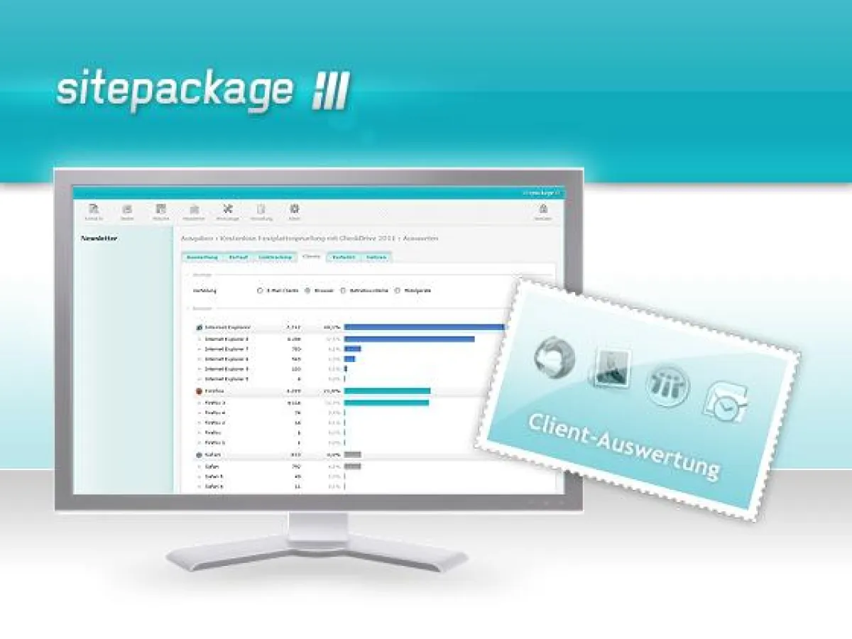 Client-Auswertung im sitepackage:// Newsletter-System