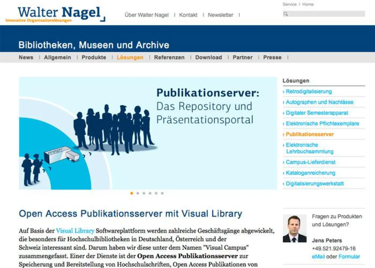 Walter Nagel – innovative Organisationslösungen