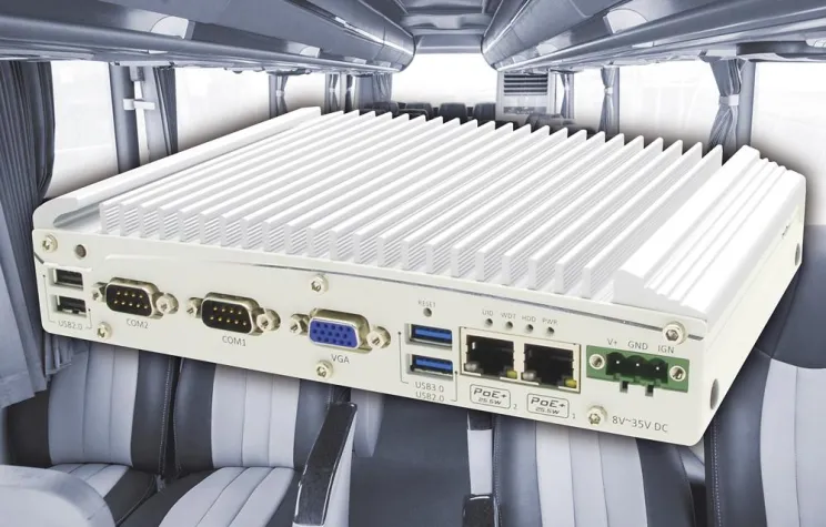 Bild: Fahrzeug-PC mit PoE, CAN-Bus und Funk