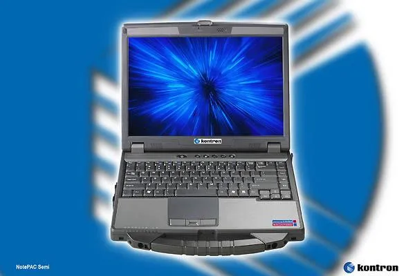 Kontron NotePAC Semi: Semi-Rugged Business Notebook mit Intel® Centrino® Duo Technologie Bild: Kontron NotePAC Semi: Semi-Rugged Business Notebook mit Intel® Centrino® Duo Technologie
