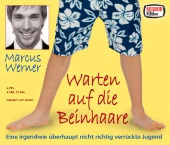 HÖRBUCH „Warten auf die Beinhaare“ (Marcus Werner) - ab 10. Oktober im Handel Bild: HÖRBUCH „Warten auf die Beinhaare“ (Marcus Werner) - ab 10. Oktober im Handel