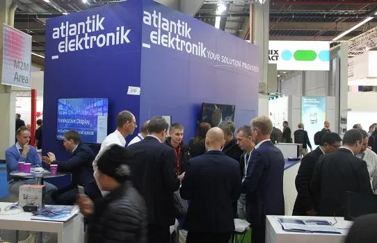 Bild: Atlantik Elektronik verzeichnet erfolgreichen Messeauftritt auf der embedded world 2018 in Nürnberg