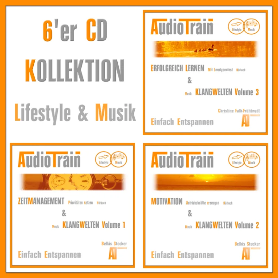  6 Audio-CDs. Hörbücher und Musik aus unserer Reihe `Lifestyle & Musik´ zum Aktionspreis.