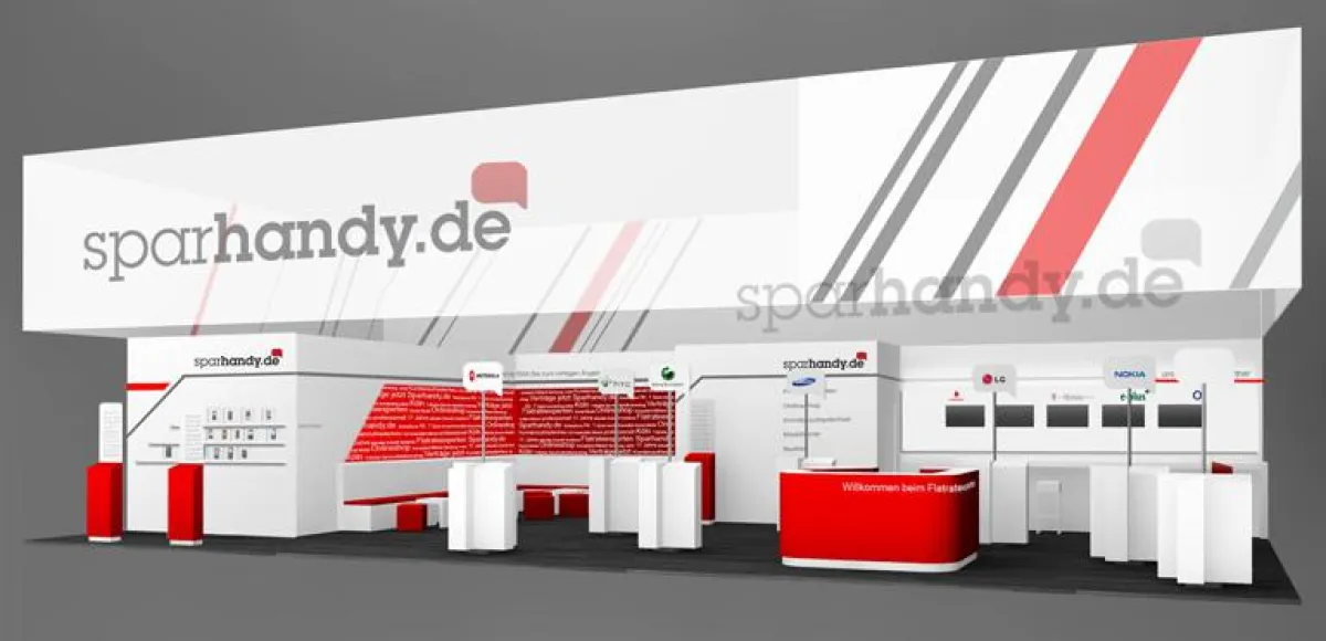 Der IFA-Messestand von Sparhandy.de