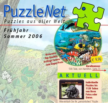 Puzzle-Katalog mit über 700 Motiven ist fertig Bild: Puzzle-Katalog mit über 700 Motiven ist fertig