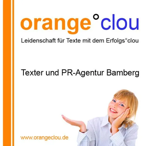 Bild: Textsicher zum Erfolg - Texter und PR-Agentur orange°clou startet mit eigener Website ins Internet