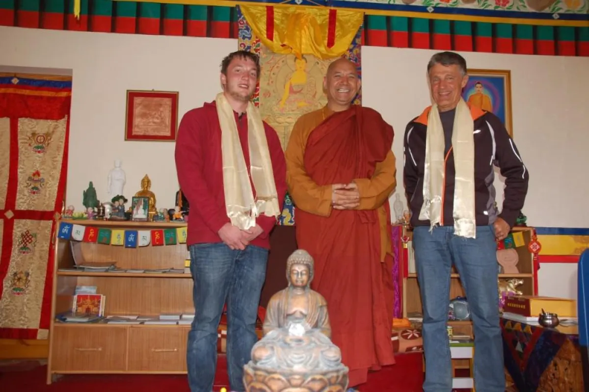 Projektleiter Rauch (links) und Kollege Behr auf ihrer Forschungsreise in Indien