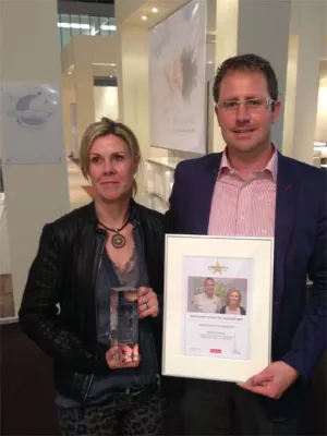 Haustexstar 2014 geht an Bettwarenshop.de Bild: Haustexstar 2014 geht an Bettwarenshop.de