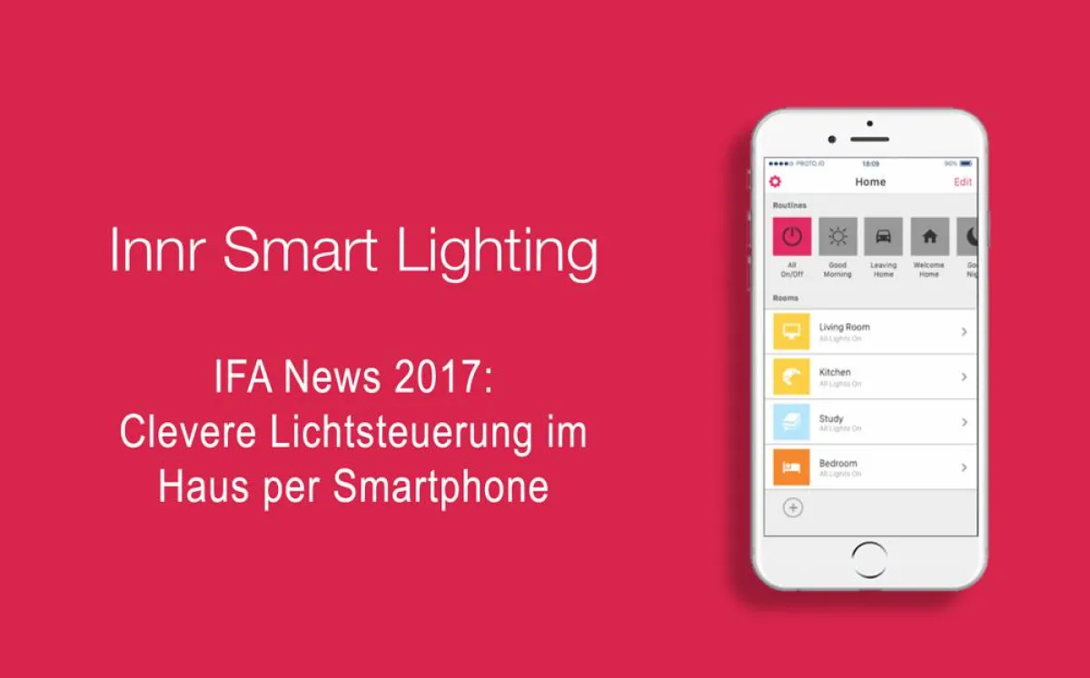 Auf der IFA stellt Innr Lighting diverse LED-Neuerungen im Bereich Smart Lighting vor.