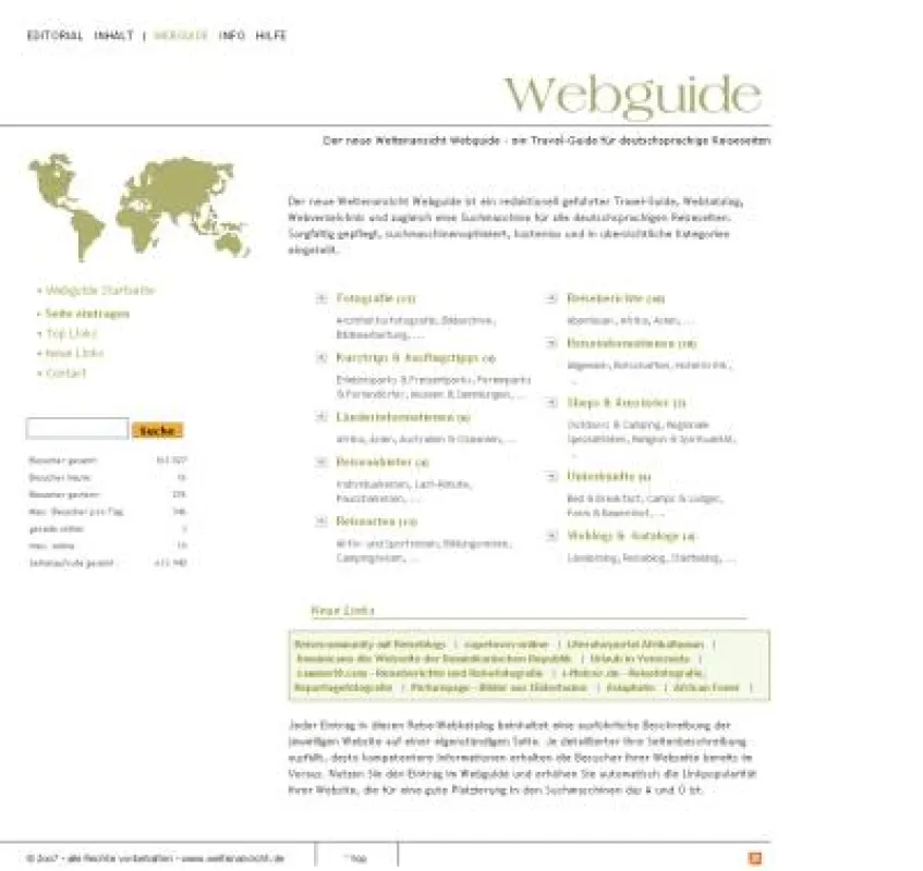 Weltenansicht-Webguide