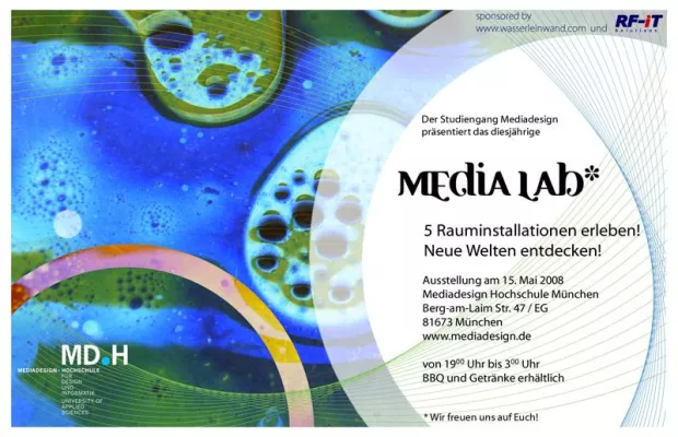 Bild: Virtuelle Welt und rauschende Party Studenten zeigen interaktive Medien-Installationen für das Leben von morgen